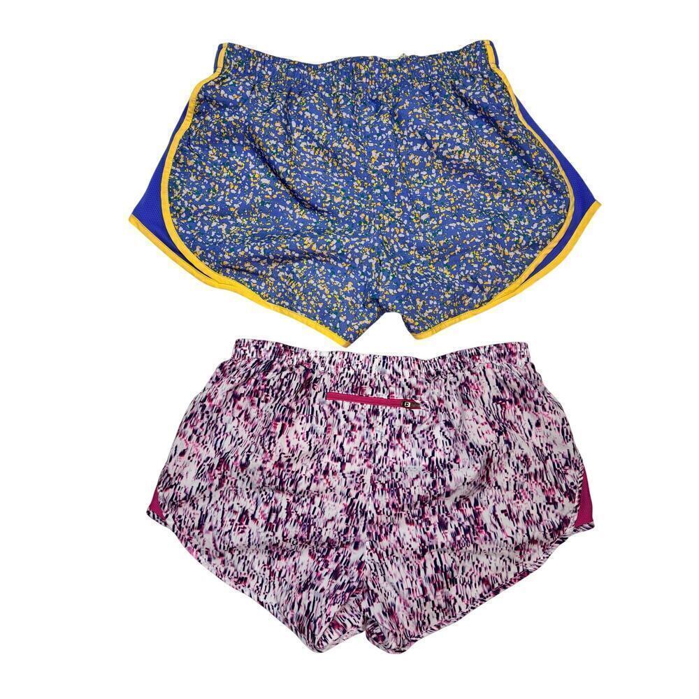 Nike Dri Fit Women's Medium Pink & Purple Speckled Activewear Shorts, Basketball - Picture 2 of 7